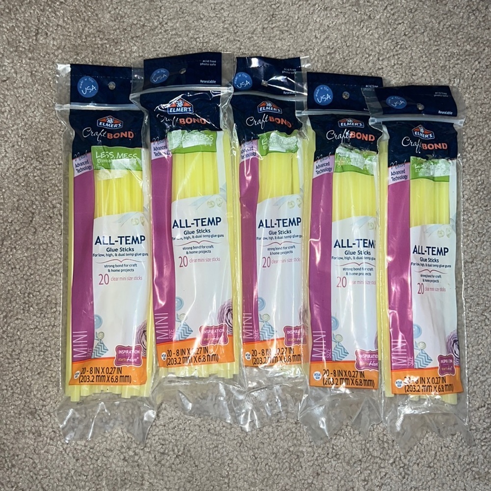 100 Elmers Hot Glue Sticks